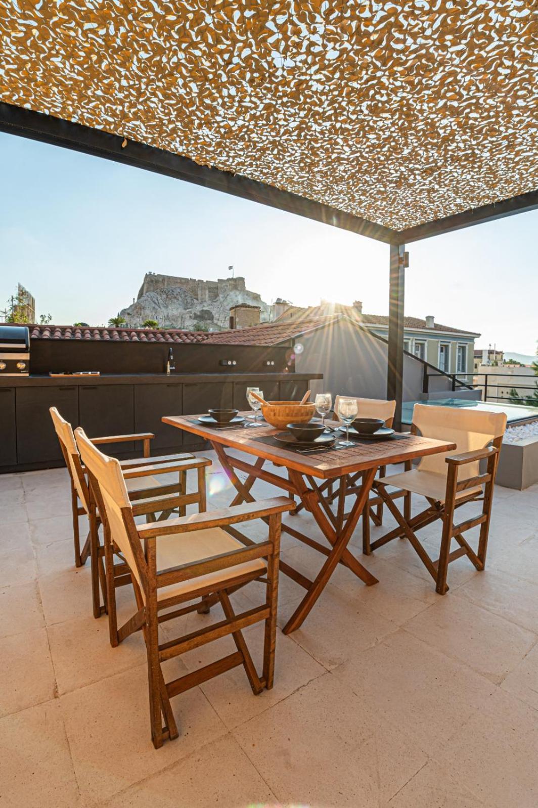 Plaka Bliss - Terrace With Acropolis View *